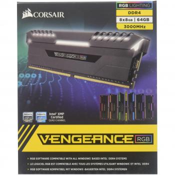 Corsair Vengeance RGB 64GB - Kit de memoria entusiasta