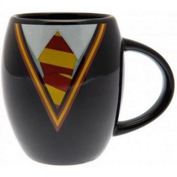 Caneca de cerámica Harry Potter Grifinória, color negro, diseño de la casa Gryffindor, capacidad One Size