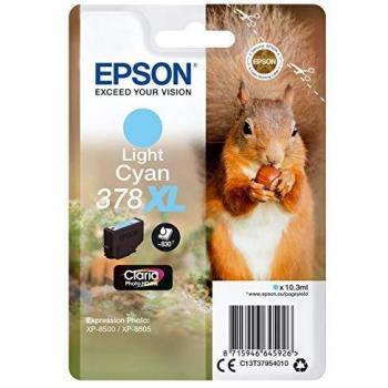 Epson Singlepack Light Cyan 378XL Claria Photo HD Ink - Cartucho de tinta para impresoras