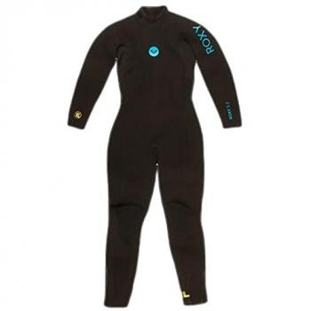 Traje de neopreno Roxy Scoolrental 4/3 Back Zip manga larga negro azul niña - 2, características: diseño de manga larga, cremallera en la espalda, grosor de 4/3 mm, adecuado