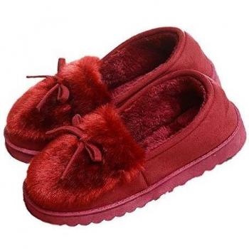 Mujer Zapatillas de Estar Invierno casa Cerradas Calienta con Comodidad Pantuflas