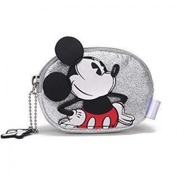 Mickey Mad About, Monedero, 10 cm, Gris