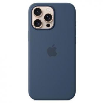 Funda de Silicona con MagSafe para iPhone 16 Pro Max - Azul Denim - Apple
