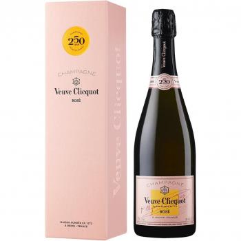 Champagne Veuve Clicquot Rosé Brut 250 Aniversario 12.5% 0.75L en estuche