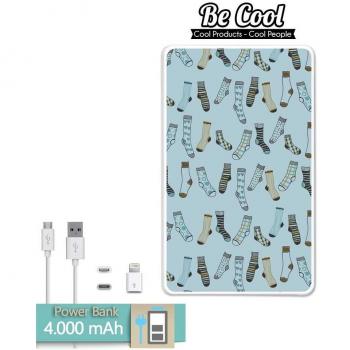 Becool® - Batería Externa Power Bank 4000 mah + Gratis 1 cable USB-MicroUsb