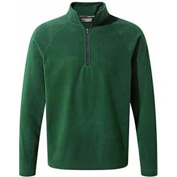 Craghoppers Hombre Cr051 Basecamp Microfleece Hz, Verde Oscuro, Pequeño