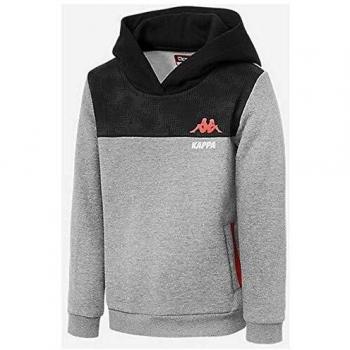 Kappa 304JUB0_005_12Y - Sudadera con capucha ISIOX, talla gris, 12Y