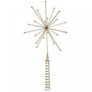 OYOY - Punta para el árbol de Navidad - metal recubierto de latón - 23 x 30 cm de diámetro