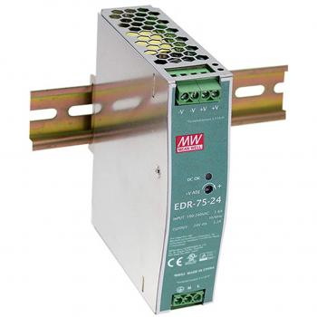 Fuente de Alimentación Industrial LevelOne POW-4821 48VDC 75W DIN-Rail PoE Plata