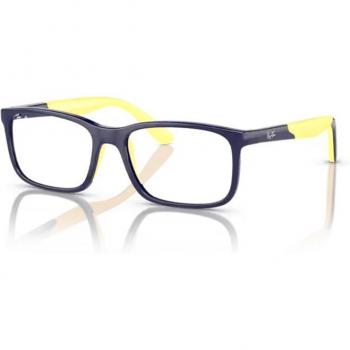 Ray-Ban Kids RY1621 3937 Child Square Eyeglasses - Blue, Size 47, Frame Only, Blue Light Block Available