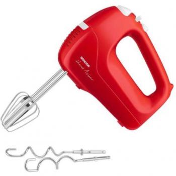Batidora de Mano Sencor SHM 5404RD, 200W, 5 Velocidades, Color Rojo, Cable de 1.20m