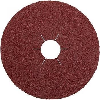 Klingspor 11015 Discos de Fibra Vulcanizados, CS 561, 30 Forma de Perforación, 60 Grano, 125 mm x 22 mm