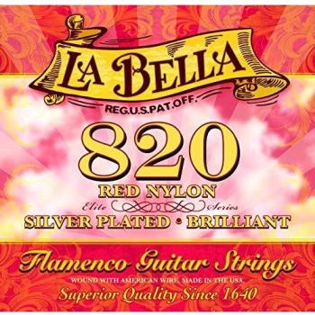 La Bella 820 Flamenco Red Nylon Guitar Strings