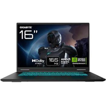 Portátil Gaming Gigabyte A16 - 16 Full-HD, AMD Ryzen™ 7 260, 32 GB RAM, 1 TB SSD, GeForce RTX™ 5070, Sin sistema operativo