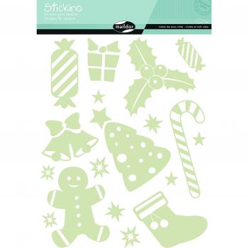 'Maildor Stickino Navidad niños, blanco, 38 x 30 cm