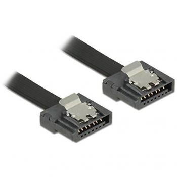Cable SATA III FLEXI 30 cm 6 Gb/s Negro DeLOCK