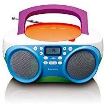 Lenco SCD de 41 – Radio portátil con CD, MP3, USB, Aux-In