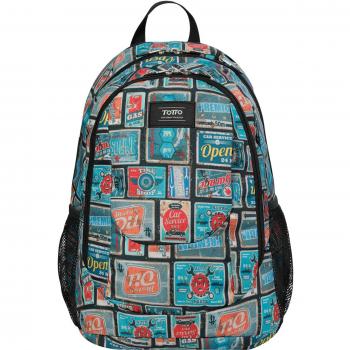Mochila Escolar Totto Tempera-4in