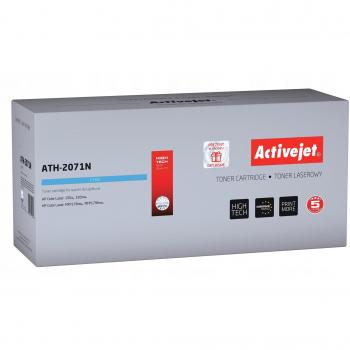 Tóner Compatible Activejet ATH-2071N Cian - Tóner láser de color cian, compatible con impresoras láser, rendimiento aproximado de 2,500 páginas, tecnología de impresión avanzada para alta calidad y nit