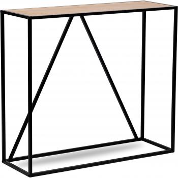 Consola Industrial de Madera y Acero Negro Nordlys