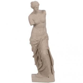 Figura Decorativa Crema 16 x 14,5 x 48 cm