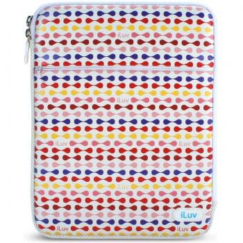 Funda de Cuero Estampada para iPad 1/2/3 10.1