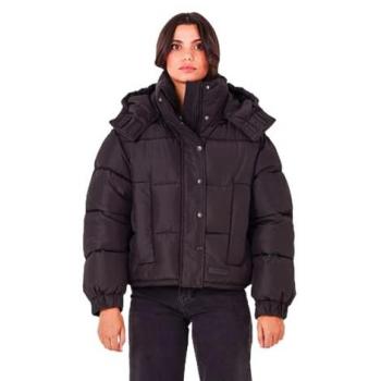 Oversized Short Hooded Puffer Jacket for Women - Sixth June