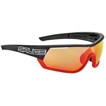 Salice 016 RW Black and Red Men's Sunglasses Size 134