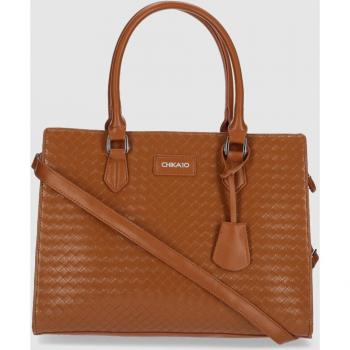 Chika10 Mujer Bolso Portadocumentos CH21034D Cuero/Tan