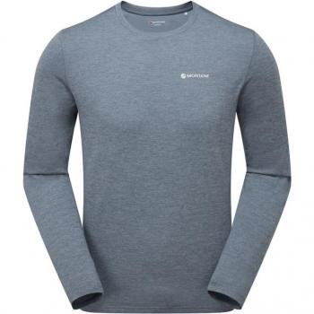Montane Dart Long Sleeve T-Shirt for Men - Stone Blue