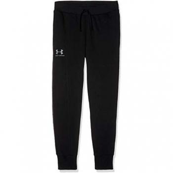Under Armour Rival Blocked Jogger Pantalón, Niños, Negro, S