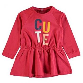 Camiseta Vestido Manga Larga NIÑA Name GEVIOLA - 110, Poinsettia