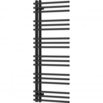Radiador secatoallas eléctrico y de agua 456W 120x50x6,6cm, Negro