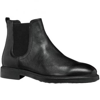 Geox Tiberio Classic Ankle Boots for Men - Black