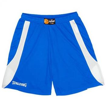 Pantalones Cortos de Baloncesto Spalding Jam Unisex Azulón/Blanco S
