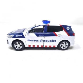 Coche Mossos D'Esquadra Nuevo Metálico - Maqueta de vehículo en miniatura, metálico, puertas abatibles - Escala 1:35