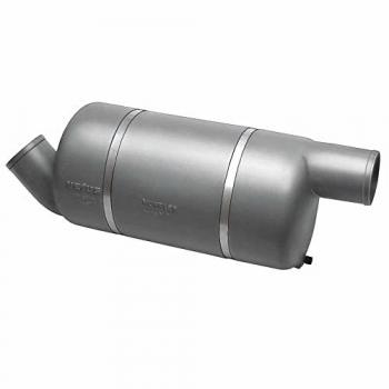 Silenciador Vetus MF090 de Escape de Plástico Plateado