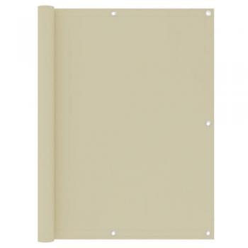 Pantalla de balcón Cream 120x600 cm tela Oxford