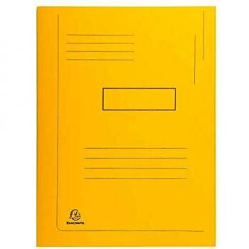 Exacompta 445009E - Carpeta preimpresa de 2 solapas Forever 290gsm, 24x32cm, color amarillo