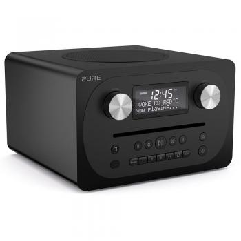 PURE Evoke C-D4 Radio CD de Estantería Negro Siena