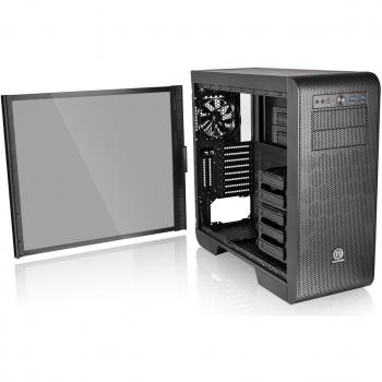 Thermaltake Core V51 TG - Chasis con ventana de vidrio templado, color negro