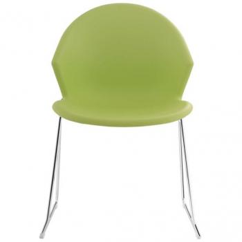 Silla Confidente Verde Ergonómica Apilable