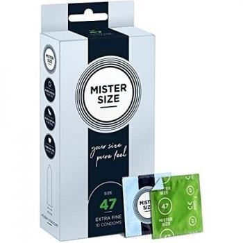 MISTER SIZE 47 (10 PACK) - EXTRA FINO PARA UNA EXPERIENCIA SENSITIVA ÚNICA