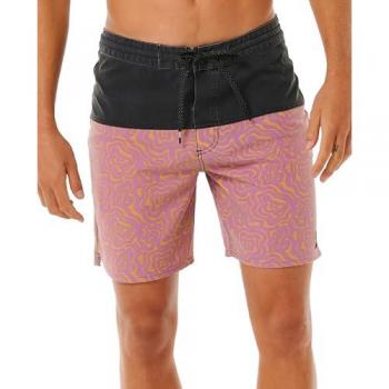 Rip Curl Mirage Downline Bañador 18 para hombre, color rosado, con diseño de playa, talla 32