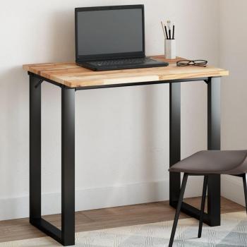 Tablero de mesa rectangular de madera maciza de acacia 80x60x2 cm color marrón vidaXL