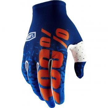 100% CELIUM guante de montaña unisex, color azul marino/naranja