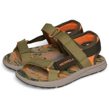 Sandalias Deportivas Merrell Kahuna Web 2.0, Color Verde Oliva/Naranja, Talla Infantil 33-35 EU