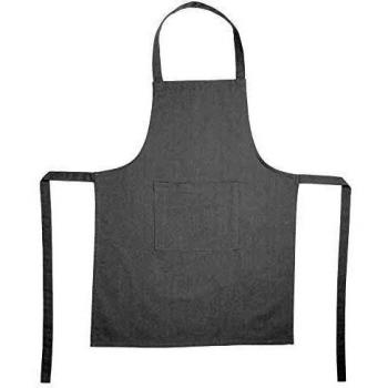 Delantal con Bolsillo Atmosphera Algodón Gris Claro 60 x 80 cm