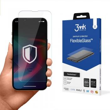 Protector de Pantalla Híbrido 3MK FlexibleGlass para iPhone 14/14 Pro - 7H - Transparente