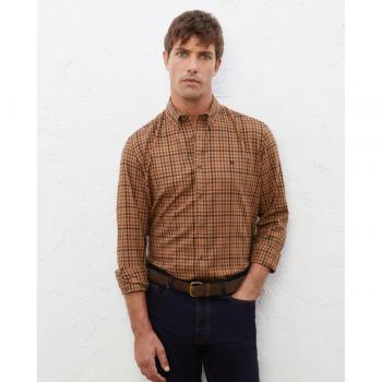 Camisa de Viyela de Cuadro Vichy y Manga Larga para Hombre Regular Fit - Lloyd's
